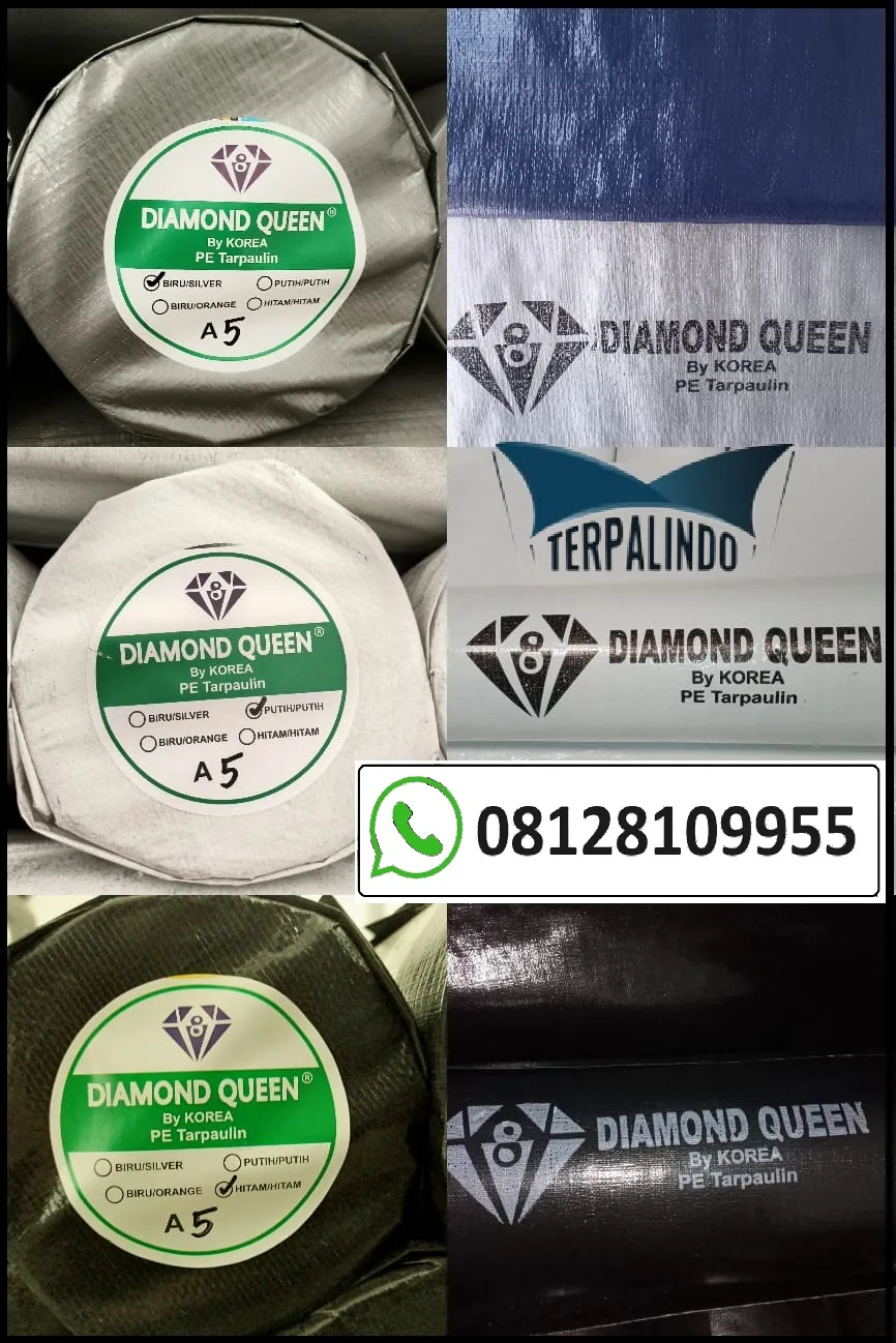 SUPPLIER TERPAL A5 DIAMOND QUEEN ROLLAN JAKARTA