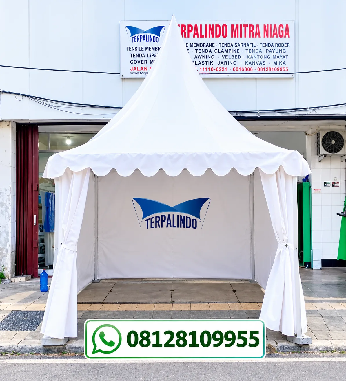 TENDA SARNAFIL 3 X 3 UNTUK PAMERAN PRODUK