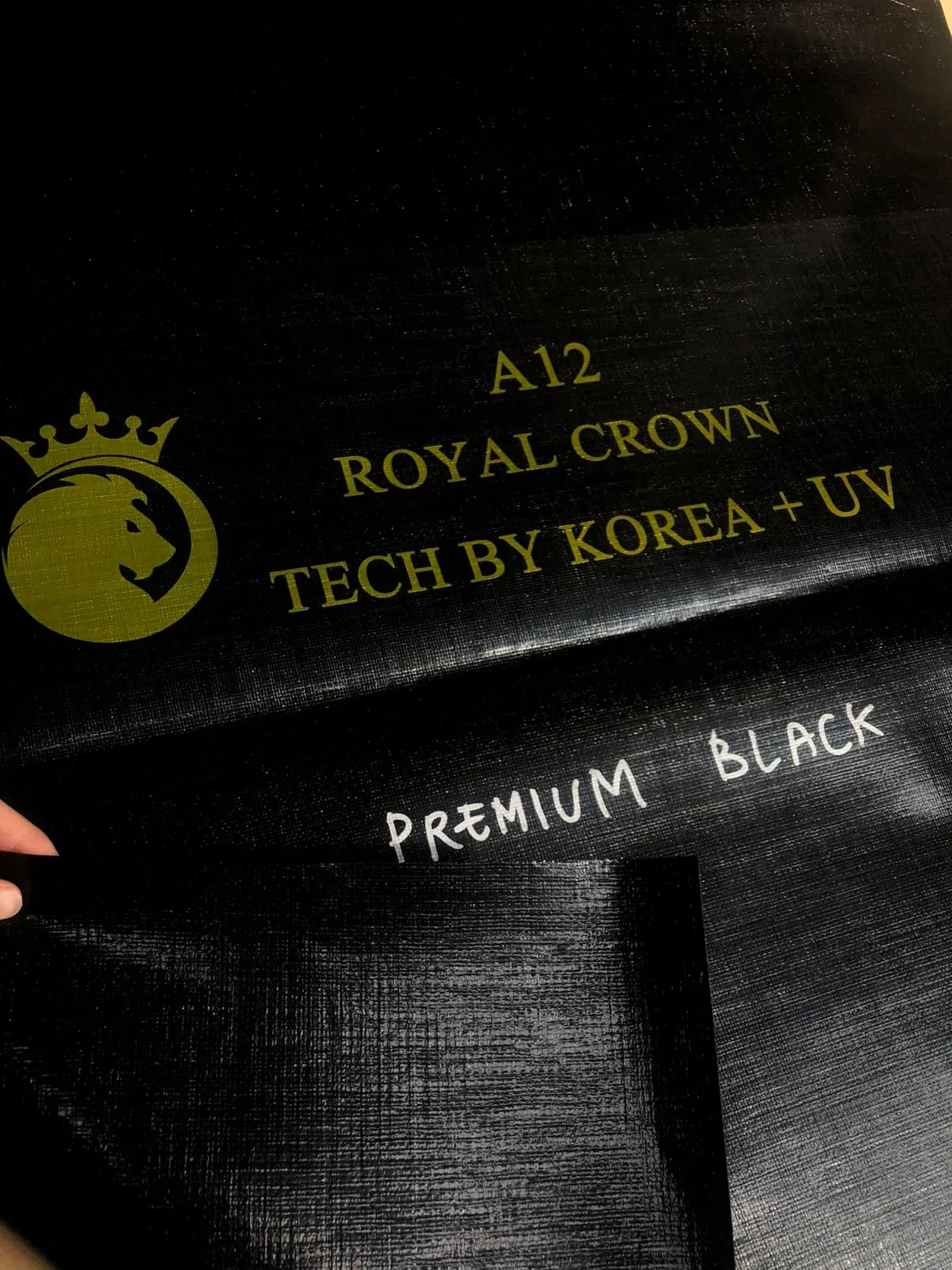 SUPPLIER TERPAL A12 ROYAL CROWN HITAM
