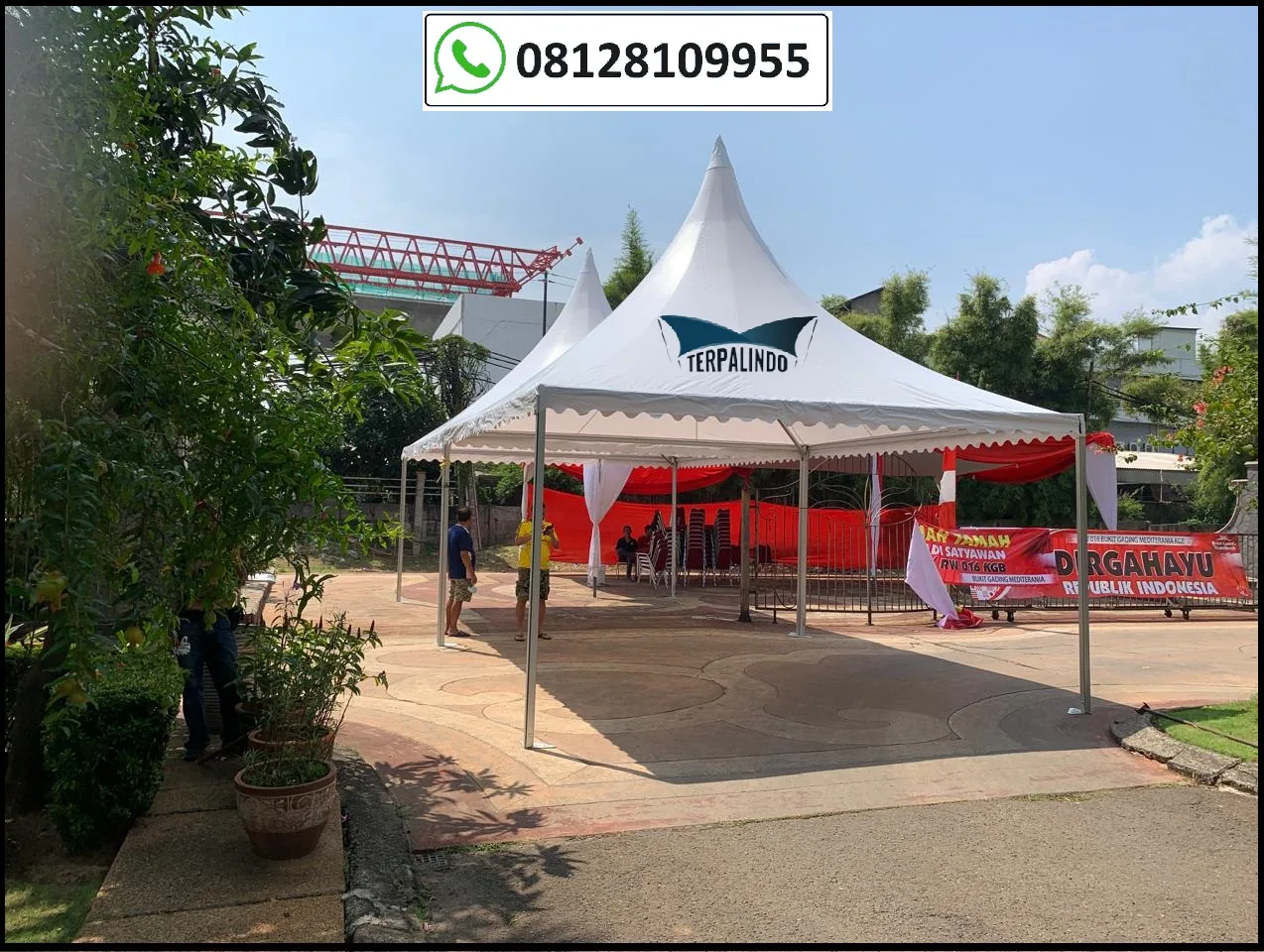 TENDA SARNAFIL 5 X 5 UNTUK PENGADAAN UMKM
